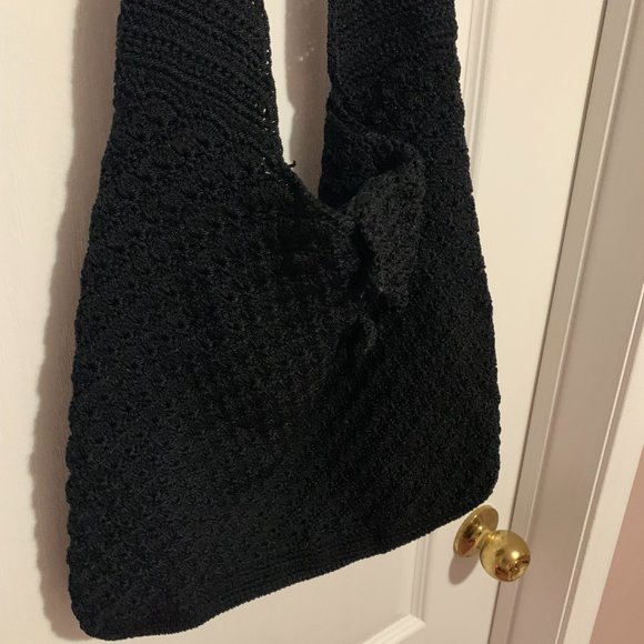 Vintage Crocheted Black Boho in Black - Picture 3 of 4